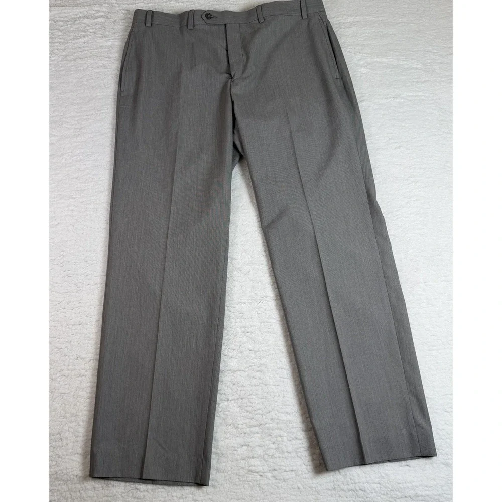 **NEW WITH TAGS** Men's Ralph Lauren Grey Flat Front Dress Pants (36W x 30L)